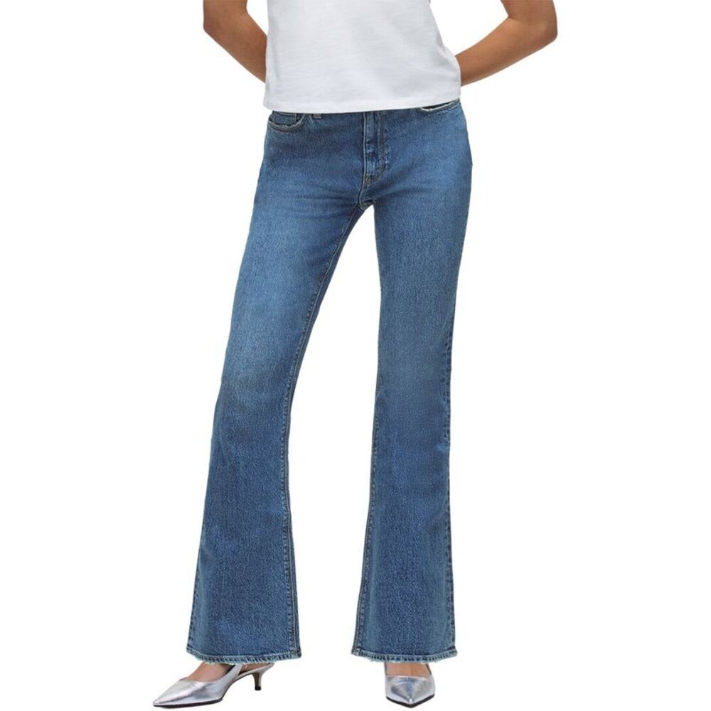 Hudson Jeans Womens  Barbara High-Rise Bootcut Jean, Blue